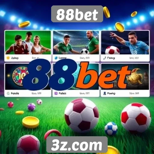 Opções de jogos disponíveis no site 88bet